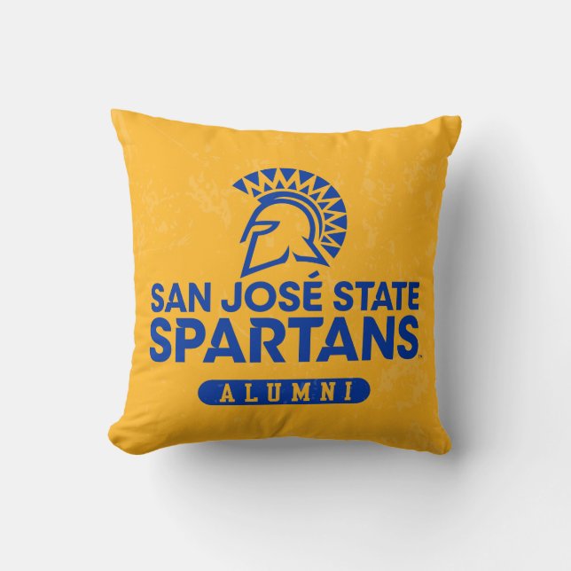San Jose State Spartans Distress Kussen (Voorkant)