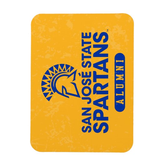 San Jose State Spartans Distress Magneet (Verticaal)