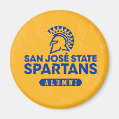 San Jose State Spartans Distress Magneet (Voorkant)