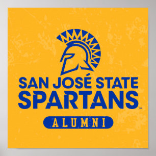 San Jose State Spartans Distress Poster