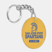 San Jose State Spartans Distress Sleutelhanger (Voorkant Links)