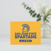 San Jose State Spartans Distress Uitnodiging Briefkaart (Staand voorkant)