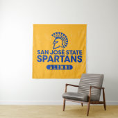San Jose State Spartans Distress Wandkleed (In situ)