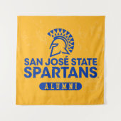 San Jose State Spartans Distress Wandkleed (Voorkant)