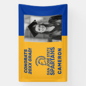 San Jose State Spartans | Gefeliciteerd Afgestudee Spandoek (Verticaal)