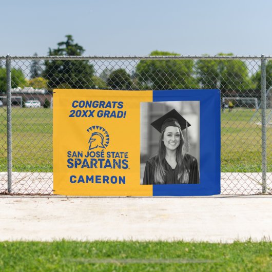 San Jose State Spartans | Gefeliciteerd Afgestudee Spandoek (Insitu)