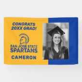 San Jose State Spartans | Gefeliciteerd Afgestudee Spandoek (Horizontaal)