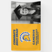 San Jose State Spartans | Gefeliciteerd Afgestudee Spandoek (Verticaal)
