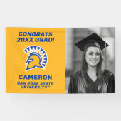 San Jose State Spartans | Gefeliciteerd Afgestudee Spandoek (Horizontaal)