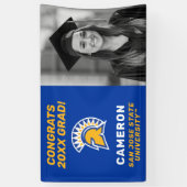 San Jose State Spartans | Gefeliciteerd Afgestudee Spandoek (Verticaal)