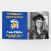 San Jose State Spartans | Gefeliciteerd Afgestudee Spandoek (Horizontaal)