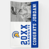 San Jose State Spartans | Gefeliciteerd Afgestudee Spandoek (Verticaal)
