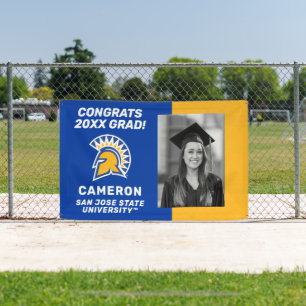 San Jose State Spartans Gefeliciteerd Afgestudee Spandoek