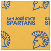 San Jose State Spartans Gold Pattern Stof (Close Up)