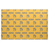 San Jose State Spartans Gold Pattern Stof (Fat Quarter)