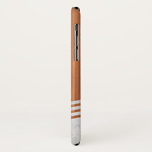 San Jose State Spartans houten cementstripe Case-Mate iPhone Case (Achterkant/links)