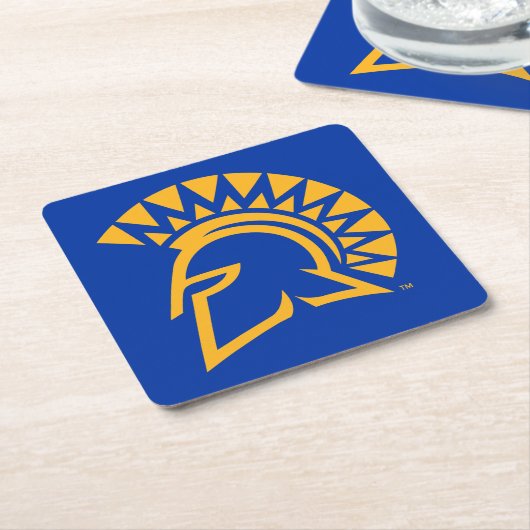 San Jose State Spartans Kartonnen Onderzetters (Schuin)