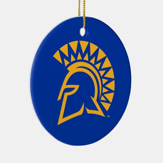 San Jose State Spartans Keramisch Ornament (Rechts)