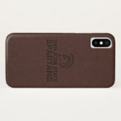 San Jose State Spartans Leather Case-Mate iPhone Case (Achterkant (horizontaal))