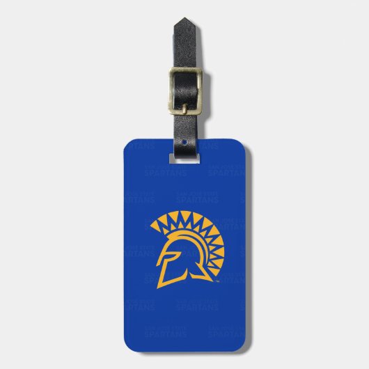 San Jose State Spartans Logo Watermerk Bagagelabel (Voorkant verticaal)