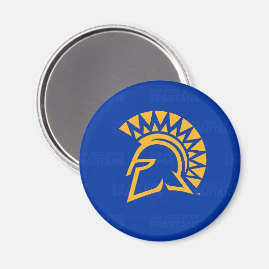 San Jose State Spartans Logo Watermerk Magneet (Voorkant / Achterkant)