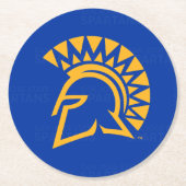 San Jose State Spartans Logo Watermerk Ronde Kartonnen Onderzetter (Voorkant)