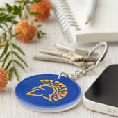 San Jose State Spartans Logo Watermerk Sleutelhanger (Voorkant Rechts)