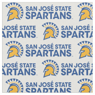 San Jose State Spartans Logo Woordmerk Stof