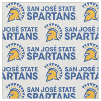 San Jose State Spartans Logo Woordmerk Stof
