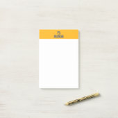 San Jose State Spartans Logo Woordmerk Vervuild Post-it® Notes (Op bureau)