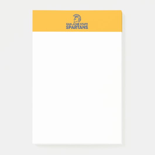 San Jose State Spartans Logo Woordmerk Vervuild Post-it® Notes (Voorkant)