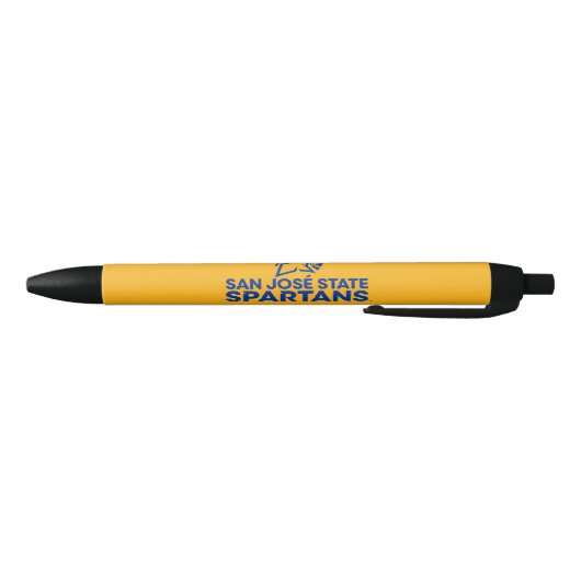 San Jose State Spartans Logo Wordmark Blauwe Inkt Pen (Bodem)