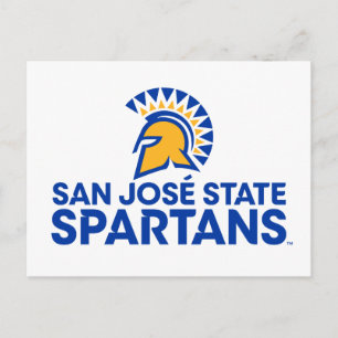 San Jose State Spartans Logo Wordmark Briefkaart