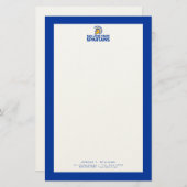 San Jose State Spartans Logo Wordmark Briefpapier (Voorkant / Achterkant)