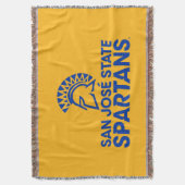 San Jose State Spartans Logo Wordmark Deken (Voorkant Verticaal)