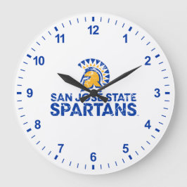 San Jose State Spartans Logo Wordmark Distress Grote Klok