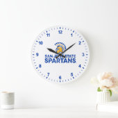 San Jose State Spartans Logo Wordmark Distress Grote Klok (Huis)