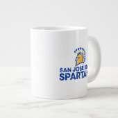 San Jose State Spartans Logo Wordmark Distress Grote Koffiekop (Voorkant rechts)