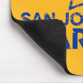 San Jose State Spartans Logo Wordmark Distress Muismat (Hoek)