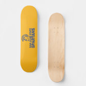 San Jose State Spartans Logo Wordmark Distress Persoonlijk Skateboard (Voorkant)