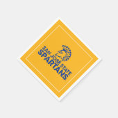San Jose State Spartans Logo Wordmark Distress Servet (Hoek)
