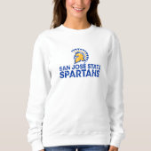 San Jose State Spartans Logo Wordmark Distress Trui (Voorkant)