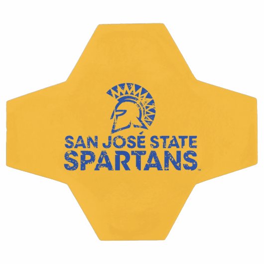 San Jose State Spartans Logo Wordmark Distress Voetbal (Enkel)