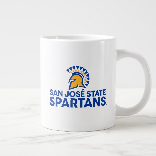 San Jose State Spartans Logo Wordmark Grote Koffiekop (Rechts)