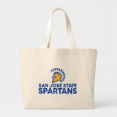 San Jose State Spartans Logo Wordmark Grote Tote Bag (Voorkant)