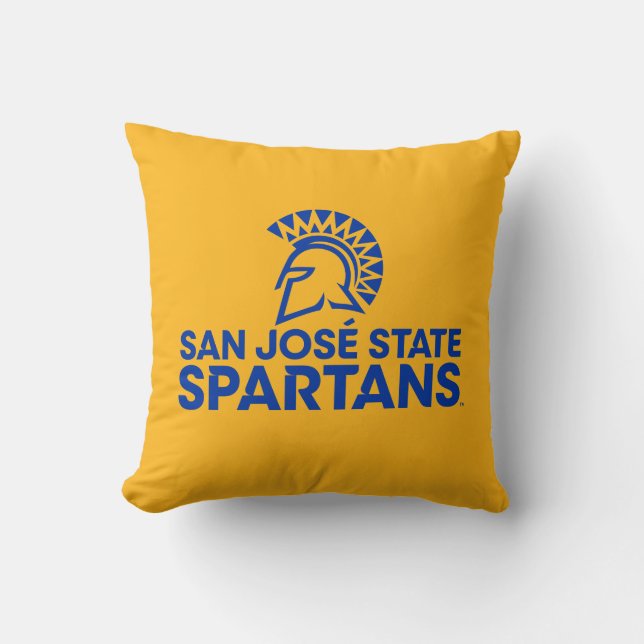San Jose State Spartans Logo Wordmark Kussen (Voorkant)