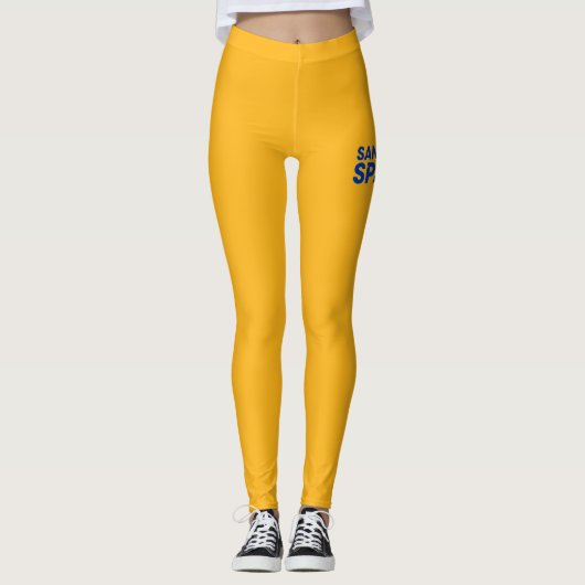 San Jose State Spartans Logo Wordmark Leggings (Voorkant)