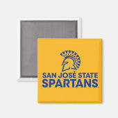 San Jose State Spartans Logo Wordmark Magneet (Voorkant / Achterkant)