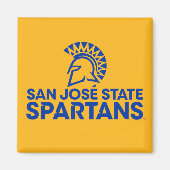 San Jose State Spartans Logo Wordmark Magneet (Voorkant)