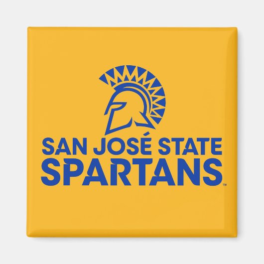 San Jose State Spartans Logo Wordmark Magneet (Voorkant)